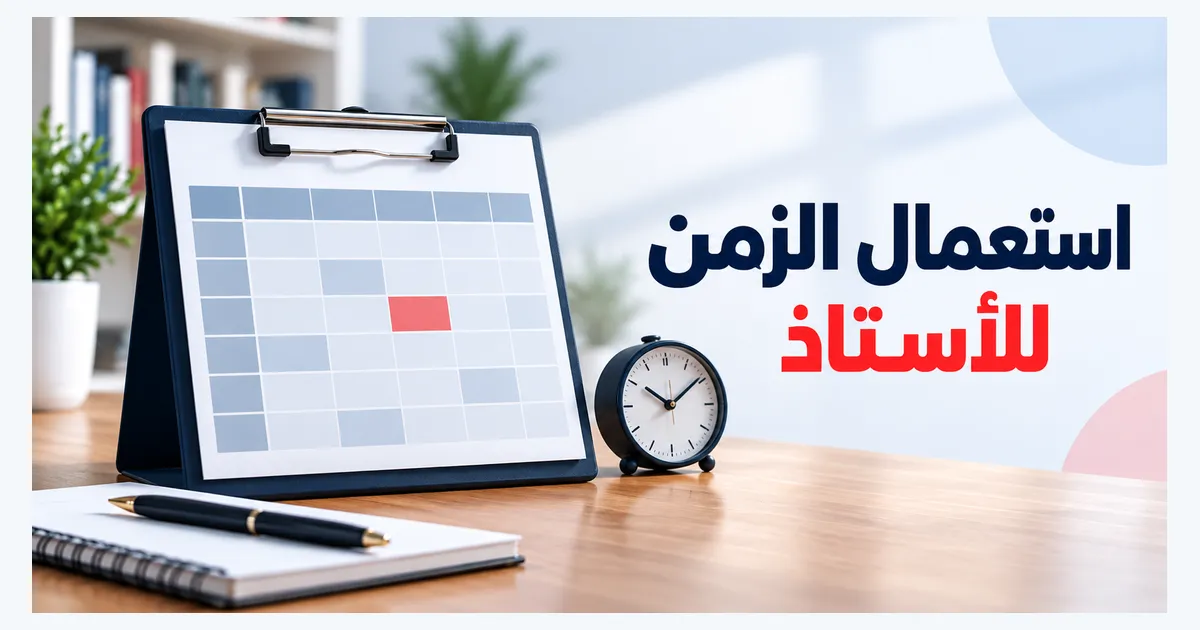 استعمال الزمن للابتدائي: حصيص المواد ونماذج Word فارغة