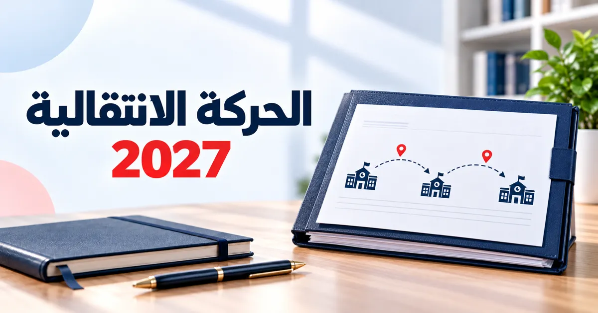 الحركة الانتقالية 2027: دليل إعداد الطلب وترتيب الاختيارات